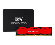 GOODRAM 480GB SSD Iridium PRO + 8GB 2400MHz Iridium Red - 396486 - zdjęcie 1